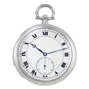 Thin Swiss platinum repeating lever dress watch Circa 1930
