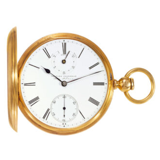English lever with power reserve indication Circa 1864-1865