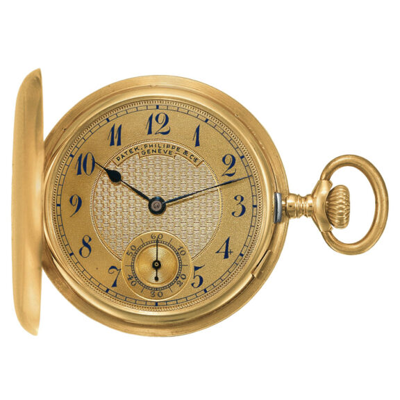 Swiss 14k gold hunting cased lever pendant watch Circa 1910
