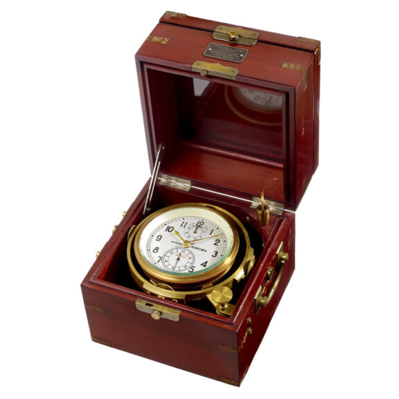 Russian marine chronometer with power reserve Circa 1964