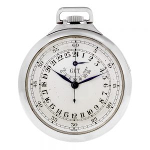 Swiss 24h dial antimagnetic center seconds lever Circa 1940