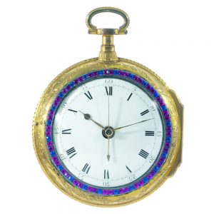 English double dialed centre seconds coach watch Circa 1780