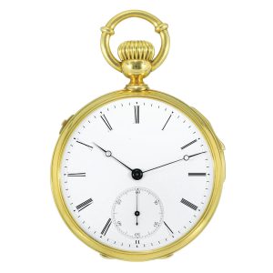 Possibly unique Swiss five minute quarter repeater Circa 1860