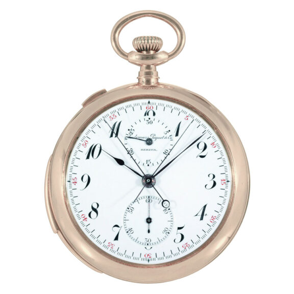 Swiss gold repeating split seconds chronograph Circa 1910