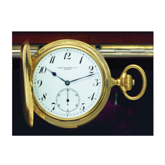 Large Swiss 18k gold hunting case repeating lever Ccirca 1910