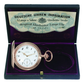 German hunting cased lever pocket chronometer Circa 1914