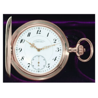 German hunting cased lever pocket chronometer Circa 1914