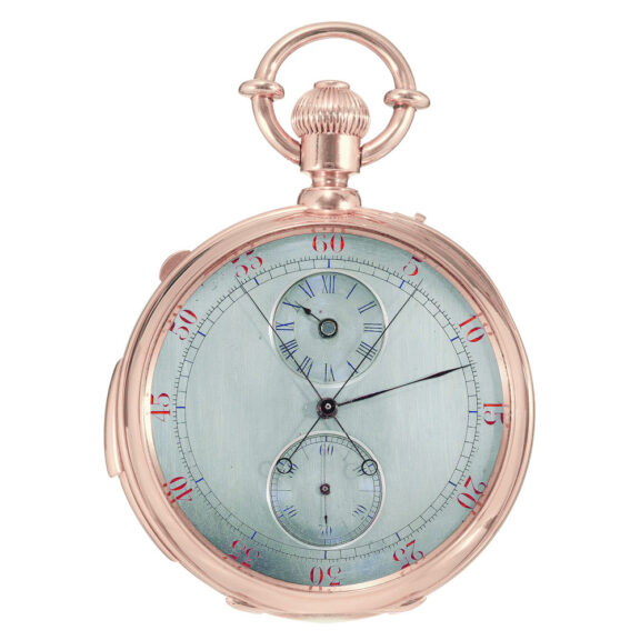 Swiss minute repeating split seconds chronograph Circa 1880