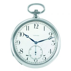 Elegant French platinum repeating lever watch Circa 1925