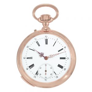 Swiss grande/petite sonnerie repeating clockwatch Circa 1870