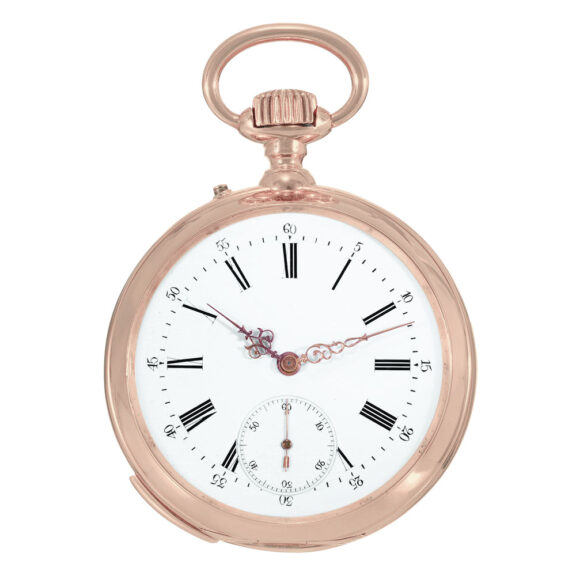 Swiss grande/petite sonnerie repeating clockwatch Circa 1870