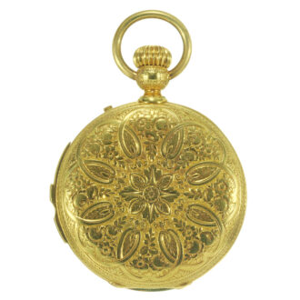 Swiss gold repeating lever for the Hispanic market Circa 1880