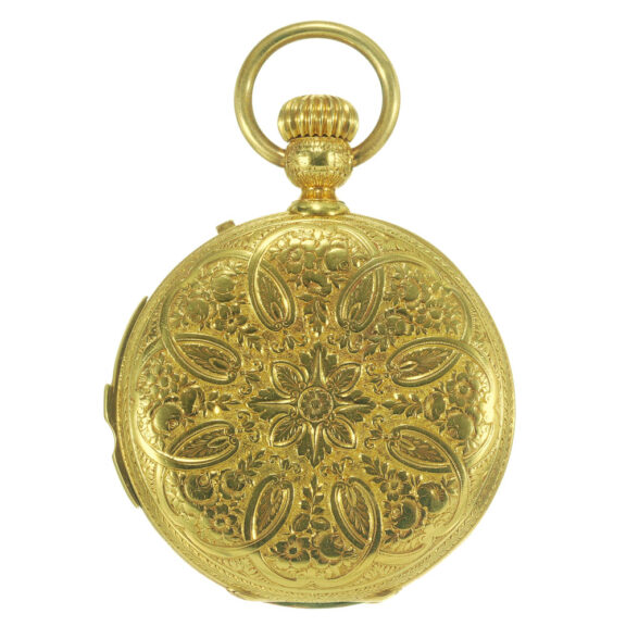 Swiss gold repeating lever for the Hispanic market Circa 1880