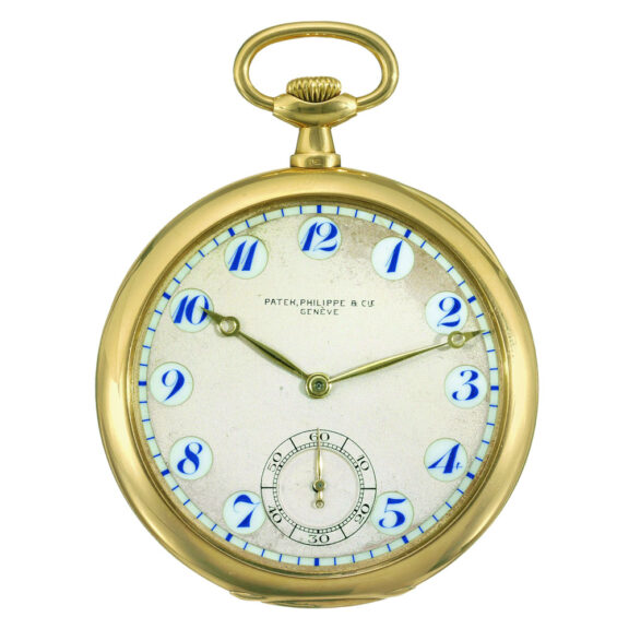 Thin Swiss 14k gold open faced lever dress watch Circa 1915