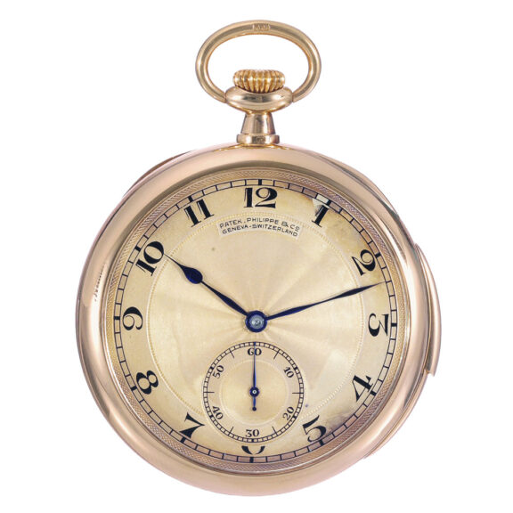 Thin Swiss gold minute repeating lever dress watch Circa 1909