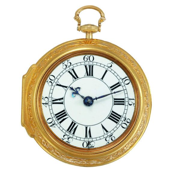 Historically important gold repoussé watch Circa 1744-1745 Historically important gold repoussé watch Circa 1744-1745