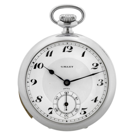 Swiss nickel-chrome minute repeating lever watch Circa 1935