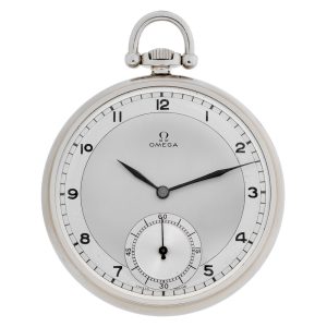 Swiss stainless steel lever Art Deco dress watch Circa 1940