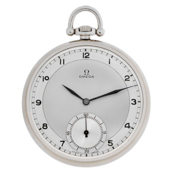 Swiss stainless steel lever Art Deco dress watch Circa 1940