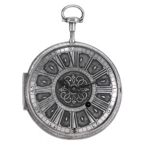 French silver quarter repeating oignon watch Circa 1710