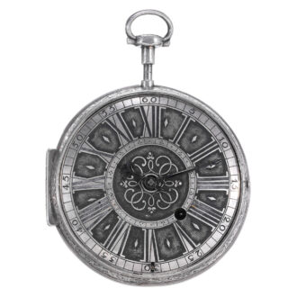 French silver quarter repeating oignon watch Circa 1710