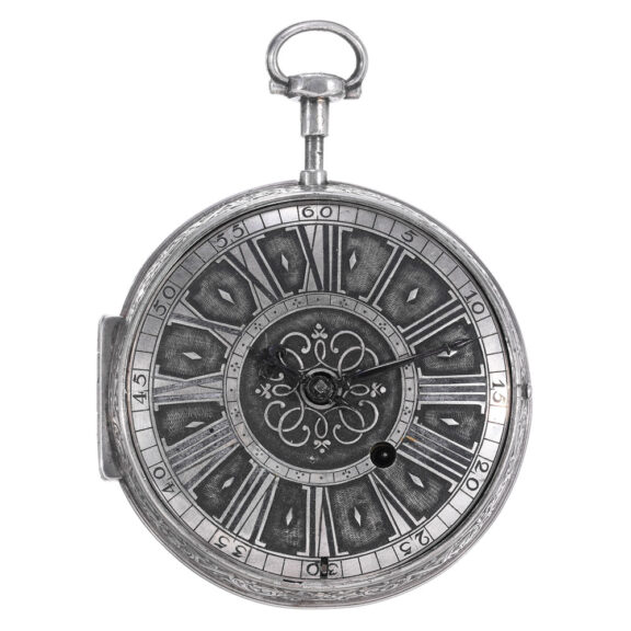 French silver quarter repeating oignon watch Circa 1710