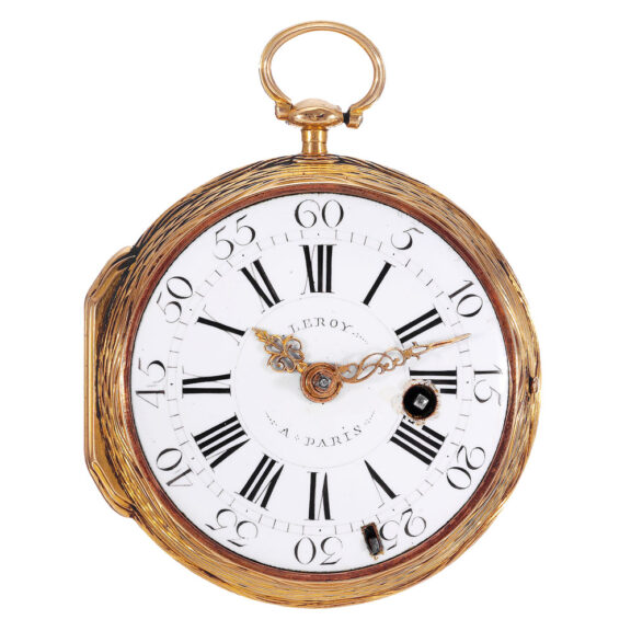 Fine French 20 Carat gold Louis XV verge pocket watch Circa 1750