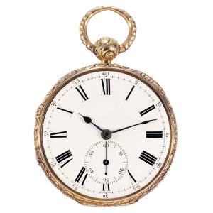 English 18k gold Massey type III lever watch Circa 1828-1829