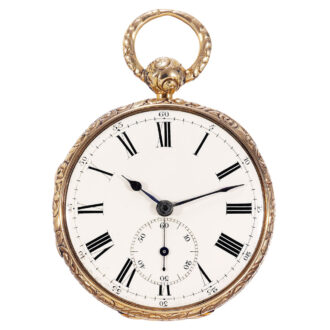 English 18k gold Massey type III lever watch Circa 1828-1829