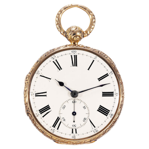 English 18k gold Massey type III lever watch Circa 1828-1829