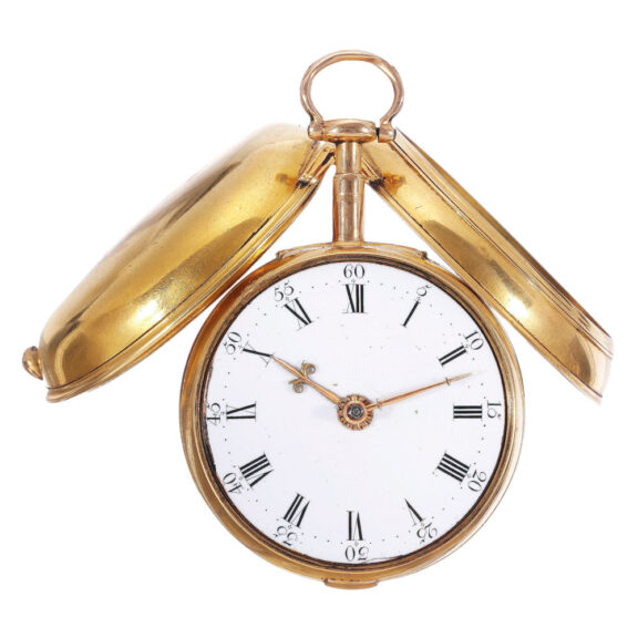 Fine and very rare Irish 18k gold lever pocket watch Circa 1781