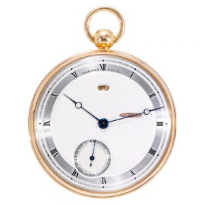Exceptionally fine German 18 Carat gold lever watch Circa 1980