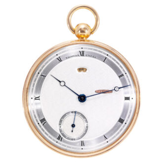 Exceptionally fine German 18 Carat gold lever watch Circa 1980
