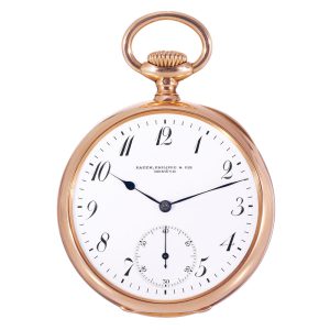 Swiss rose gold Adjusted Extra lever chronometer Circa 1898