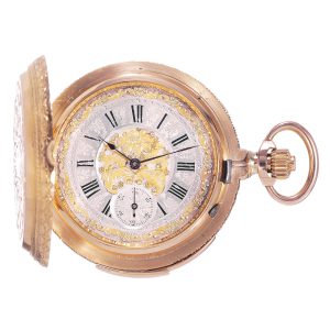 Swiss gold repeating lever for the Hispanic market Circa 1880