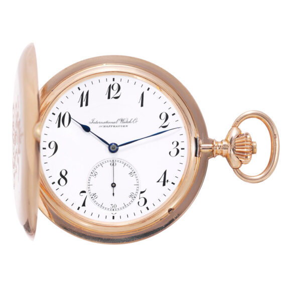 Historically important Swiss 14k rose gold lever Circa 1917