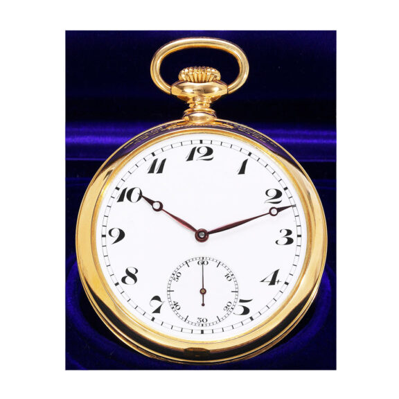 Important Swiss gold one minute tourbillon lever Circa 1933 Important Swiss gold one minute tourbillon lever Circa 1933