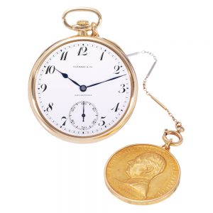 Slim Swiss gold lever presentation dress watch Circa 1925
