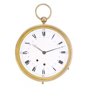 Rare Austrian hour repeating musical clockwatch Circa 1820
