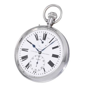 Swiss lever deck chronometer with power reserve Circa 1943