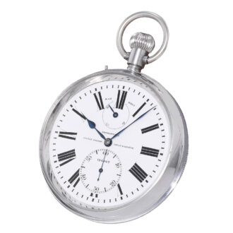 Swiss lever deck chronometer with power reserve Circa 1943
