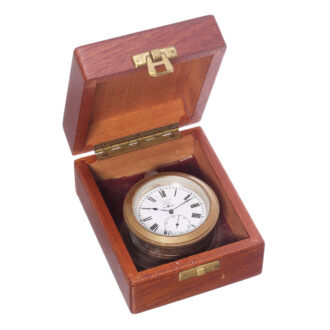 Swiss silver military lever deck chronometer Circa 1938-1939