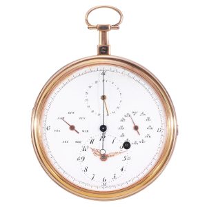 Swiss gold centre seconds watch with calendar Circa 1820