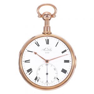 English 18k gold repeating deck chronometer Circa 1811-1812
