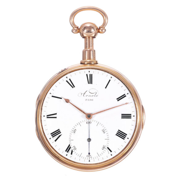 English 18k gold repeating deck chronometer Circa 1811-1812