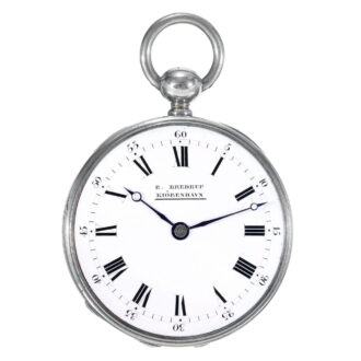 Rare and unusual Danish silver pocket chronometer Circa 1820