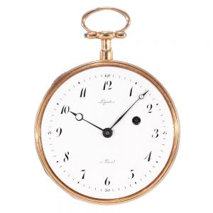Extremely rare French 18k rose gold repeating lever Circa 1809