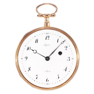 Extremely rare French 18k rose gold repeating lever Circa 1809
