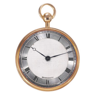 French gold quarter repeating cylinder pocket watch Circa 1821