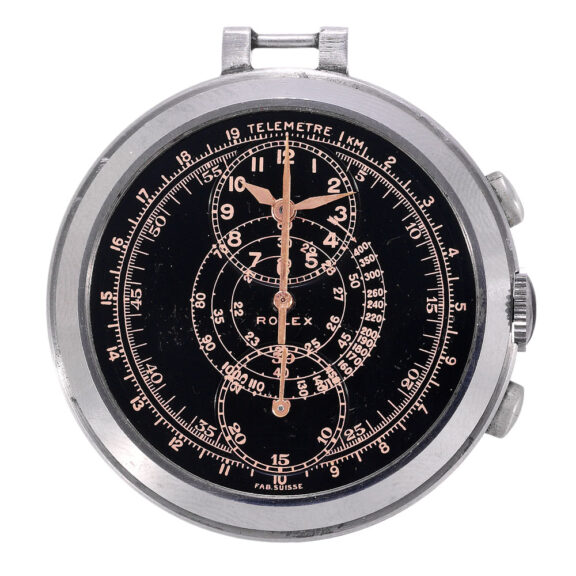 Small Swiss Staybrite stainless steel chronograph Circa 1935